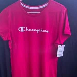 Pink Champion Athletic tee